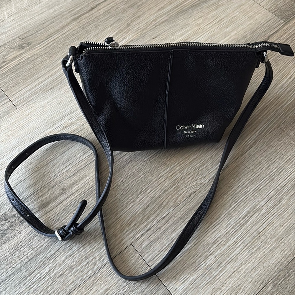 NWOT Calvin Klein Leather Satchel